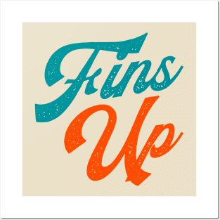 Fins Up Posters and Art